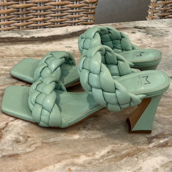 Women’s MARC ANTHONY Hammy Braided High Heel Slide Sandals- Size 8 - Picture 4 of 10